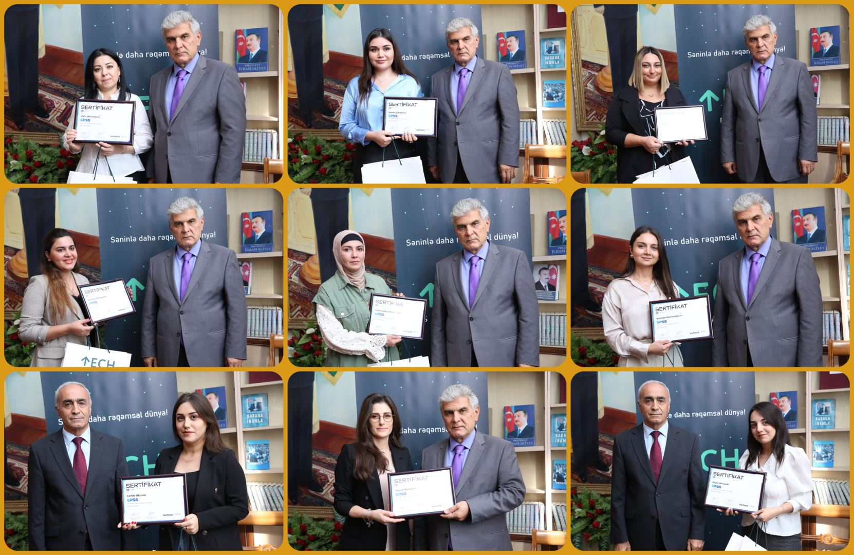 ADPU əməkdaşları SPSS sertifikatları ilə təltif olunublar (FOTO)