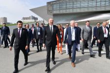 Prezident İlham Əliyev və Birinci xanım Mehriban Əliyeva sərginin açılışında iştirak ediblər (FOTO/VİDEO)