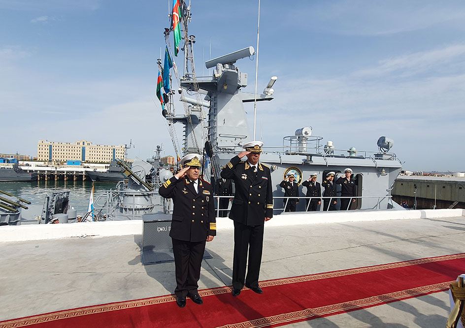Kazakh warships off to Azerbaijan to join Khazri-2023 exercises (PHOTO)
