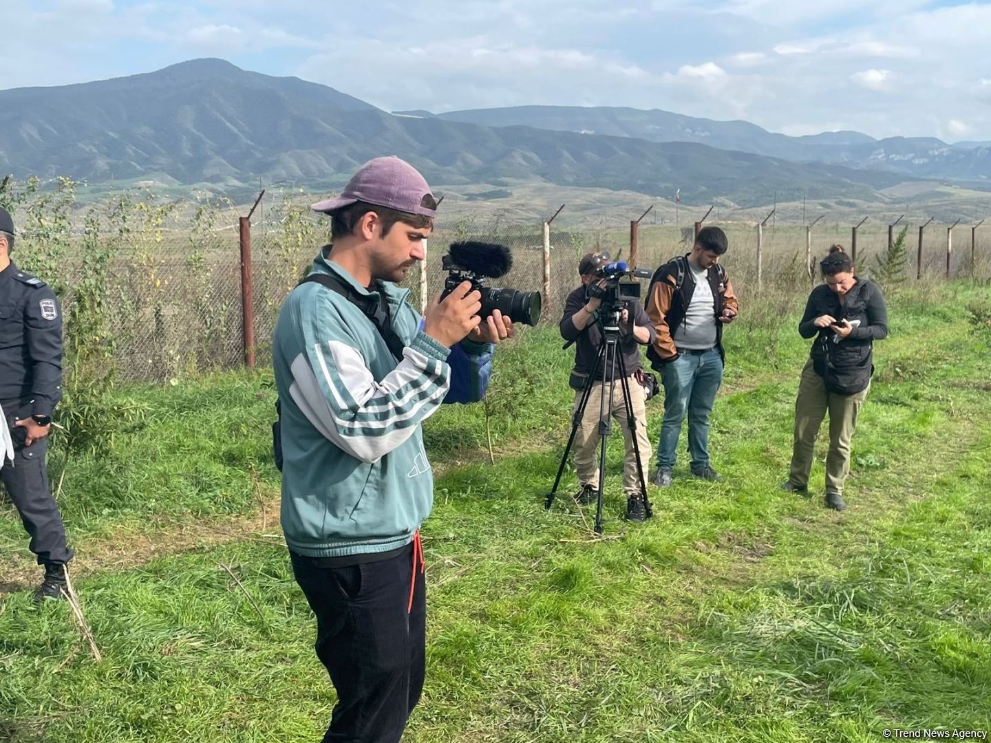 Foreign media reps arrive in drug groves' discovery plots in Azerbaijan's Khojaly (PHOTO)