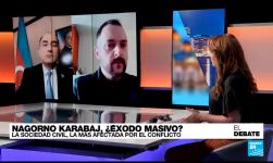 Azərbaycanlı diplomat “France 24” telekanalının efirində Ermənistan tərəfini riyakarlığa son qoyaraq sülh masasına oturmağa çağırıb (FOTO)