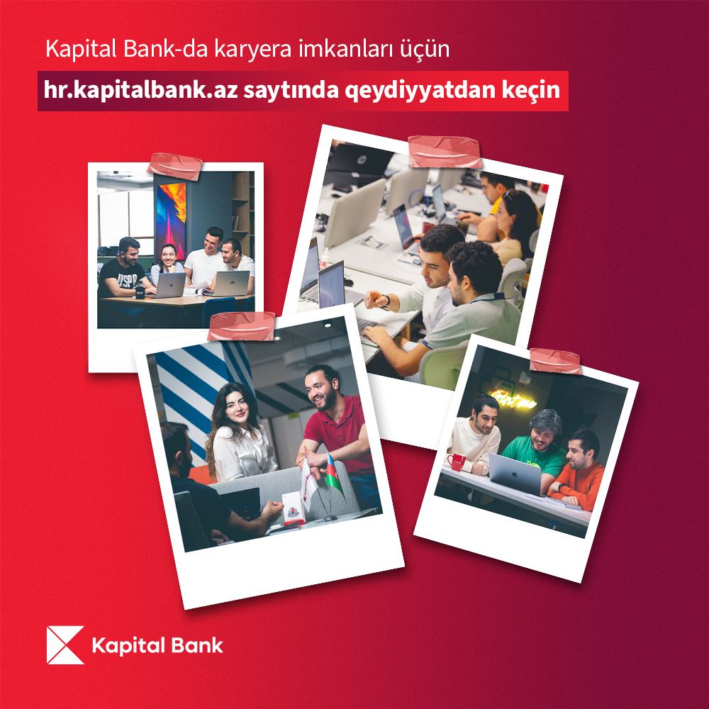 Kapital Bank открывает двери для IT-специалистов: карьерные возможности ждут вас!