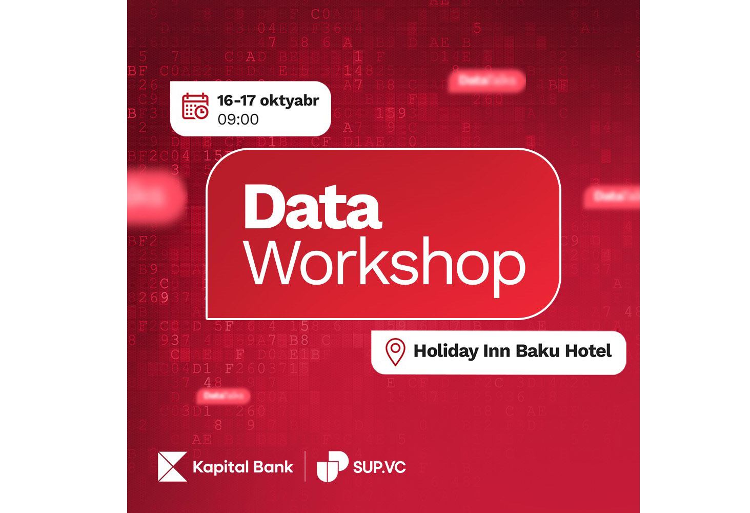 "Kapital Bank"ın “Data workshop” tədbirinə qeydiyyat başladı