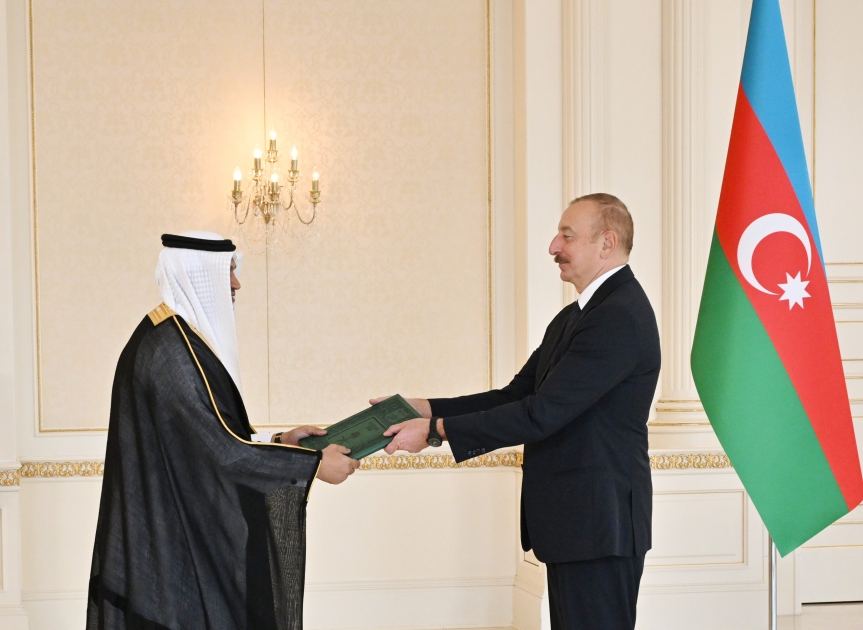 Президент Ильхам Алиев принял верительные грамоты новоназначенного посла Саудовской Аравии в Азербайджане (ФОТО/ВИДЕО)