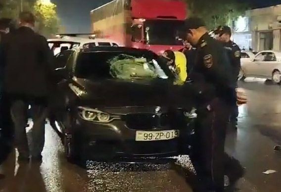 Bərdədə 42 yaşlı kişini avtomobil vurub (VİDEO)