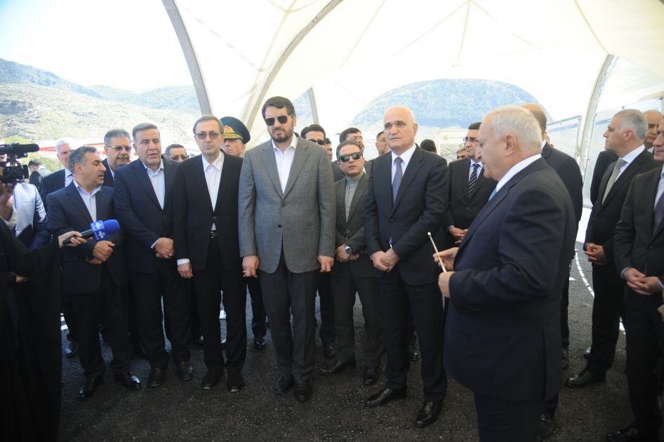 В Зангилане заложен фундамент автомобильного моста между Азербайджаном и Ираном (ФОТО)