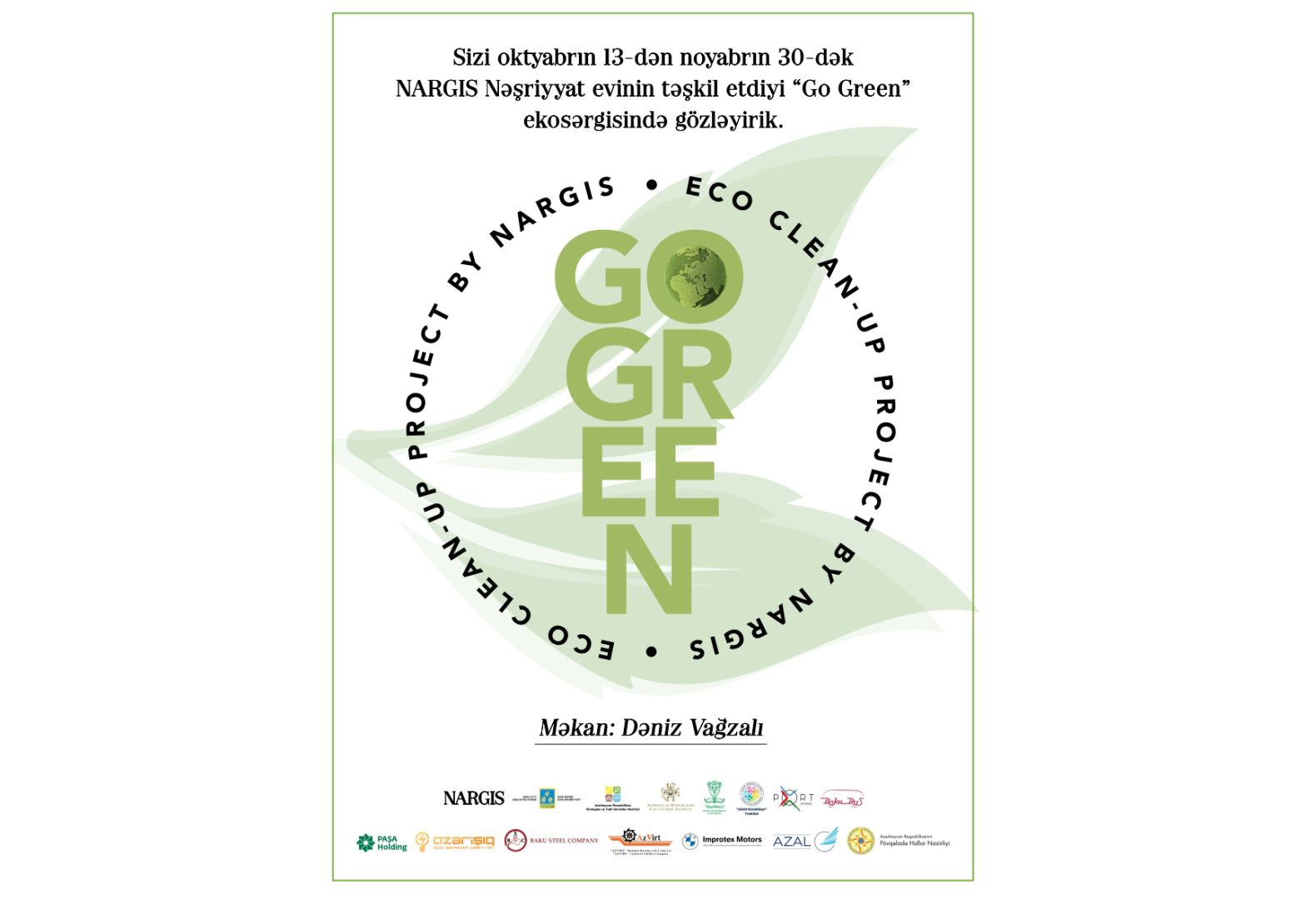 На Морском вокзале Баку откроется выставка Издательского дома NARGIS под названием Go Green