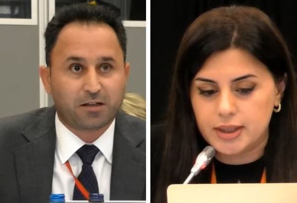 Azerbaijani NGO delegates address Armenia from Warsaw Conference rostrum