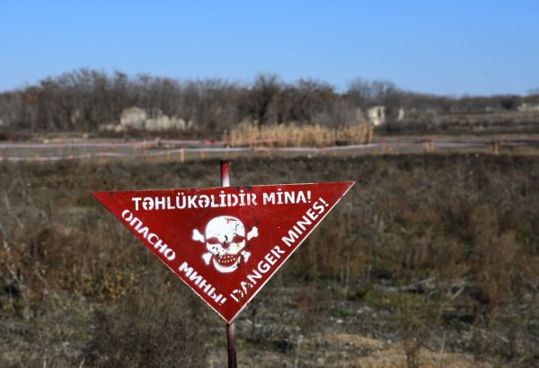 Названо количество мин, обнаруженных на освобожденных землях Азербайджана за неделю