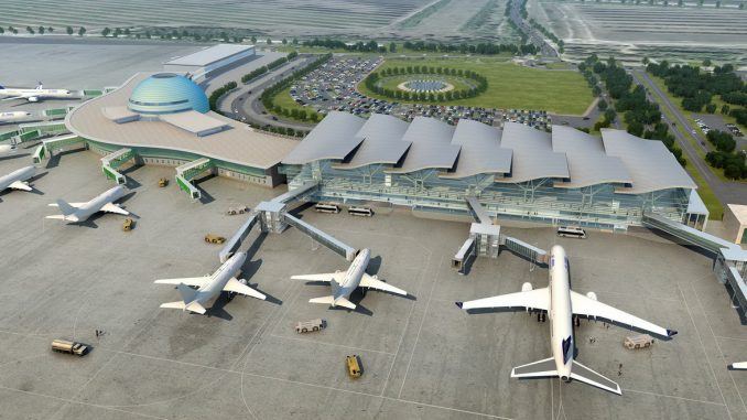 В аэропорту Астаны из-за непогоды задерживается прилет и вылет 35 авиарейсов