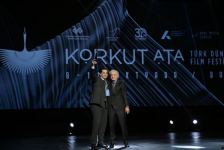 В Баку состоялась торжественная церемония награждения победителей Международного кинофестиваля тюркского мира Korkut Ata (ФОТО)