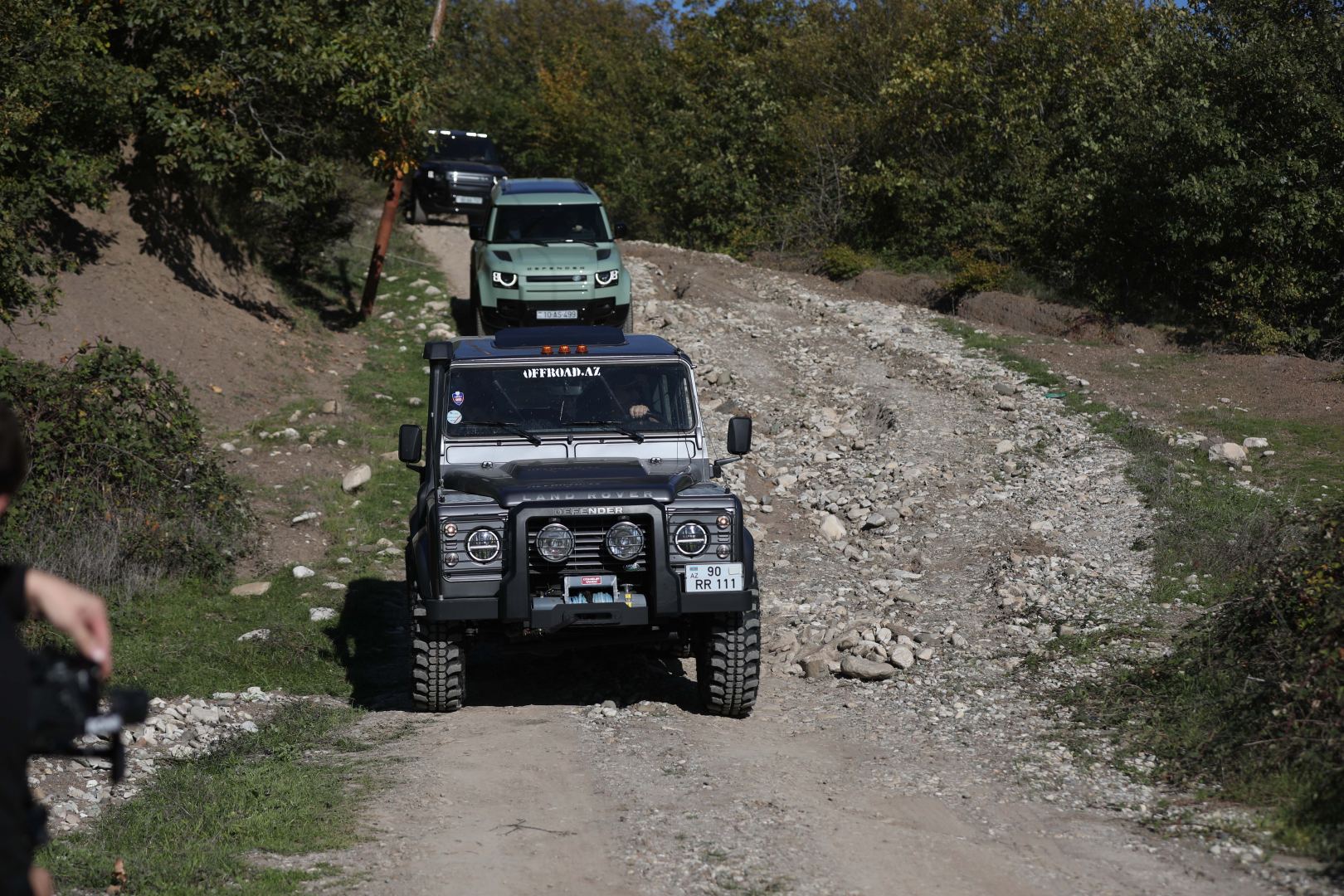 В Азербайджане состоялся автопробег внедорожников Defender (ФОТО/ВИДЕО)