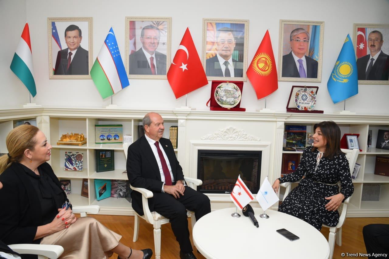 President of Northern Cyprus visits International Turkic Culture and Heritage Foundation (PHOTO)