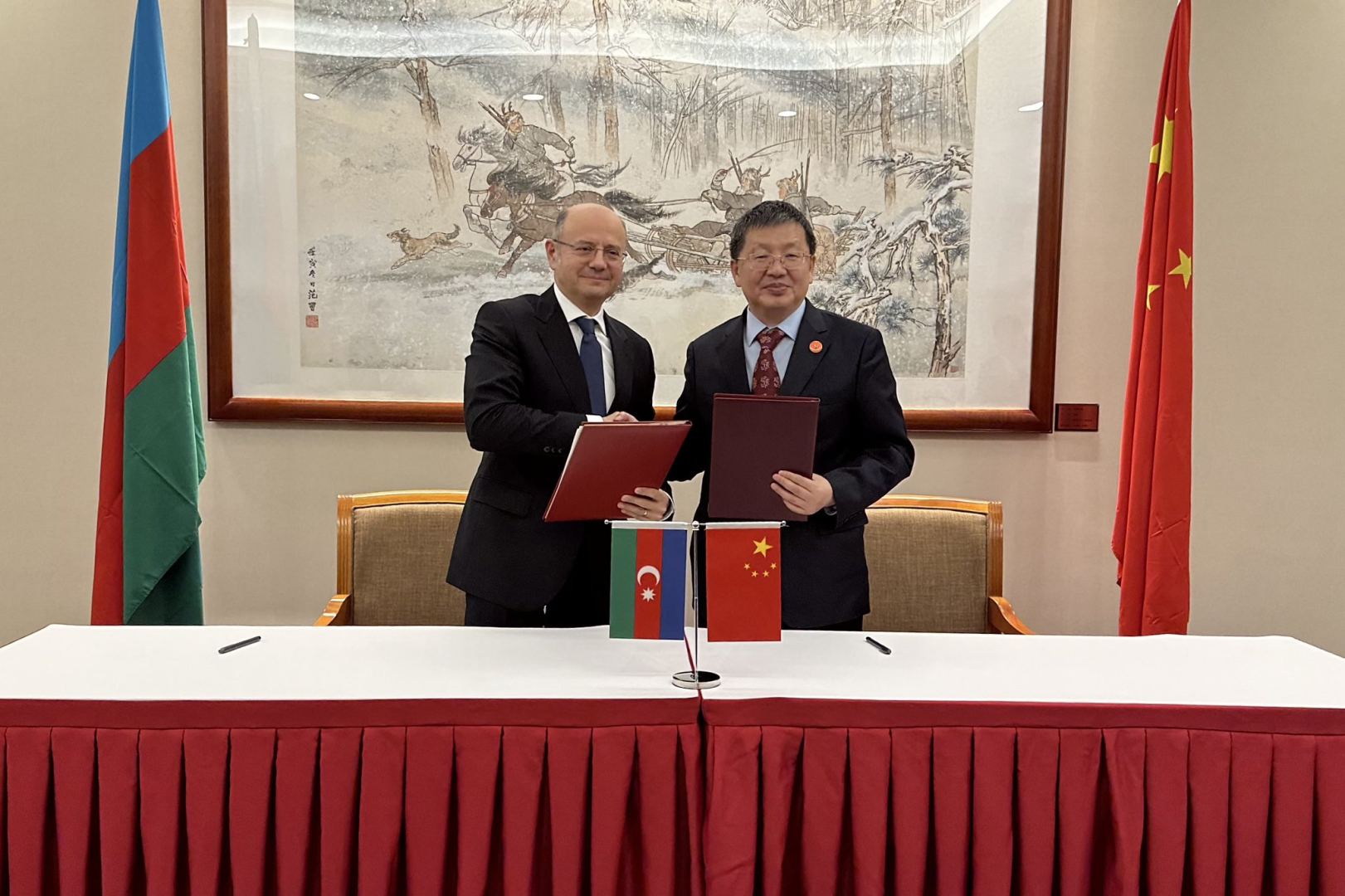 Energetika Nazirliyi ilə Çinin Milli Enerji Administrasiyası Anlaşma Memorandumu imzalayıb (FOTO)