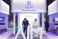 AZPROMO signs memorandum with AIM Global Foundation (PHOTO)