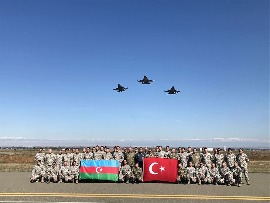 Turkish Air Force's F-16 arrive in Azerbaijan