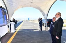 Президент Ильхам Алиев принял участие в открытии новой платной автодороги Баку-Губа-госграница с Россией (ФОТО/ВИДЕО)