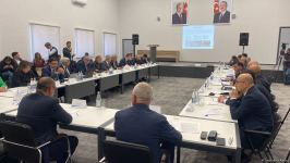 Azerbaijani working group on environmental issues holding regular meeting in Lachin (PHOTO)