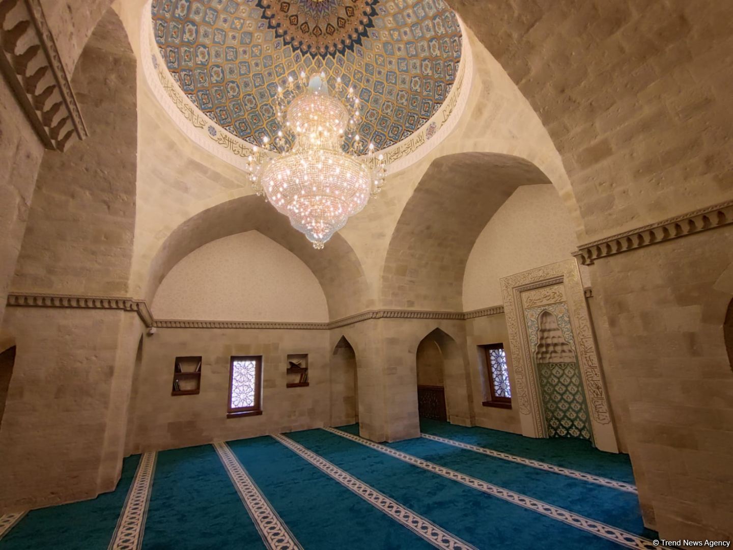 Shah Abbas Mosque in Azerbaijan's Keshla settlement refreshed in new design (PHOTO)