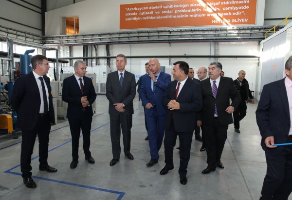 Azerbaijan commissions new enterprise in Hajigabul Industrial District (PHOTO)