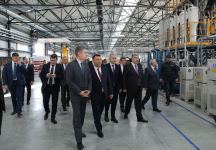 В Гаджигабульском промышленном районе введено в эксплуатацию новое предприятие (ФОТО)
