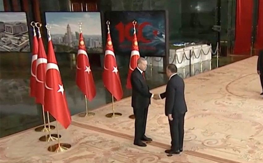 Azerbaijani ambassador meets President Erdogan