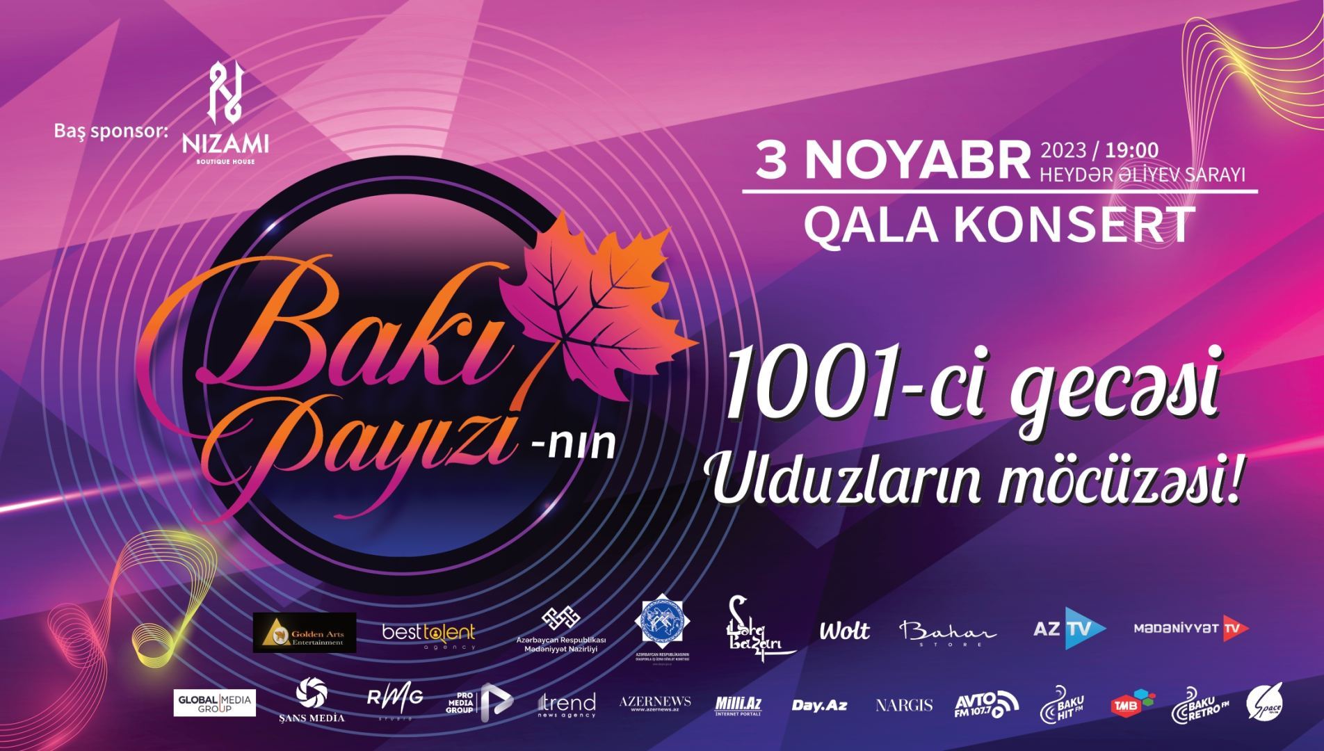 Бакинская осень с азербайджанской фабрикой звезд на гала-концерте во Дворце Гейдара Алиева (ВИДЕО)