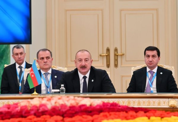 Президент Ильхам Алиев: Необходимо еще больше наращивать сотрудничество между странами-членами Организации тюркских государств в таких сферах, как безопасность, оборона, оборонная промышленность