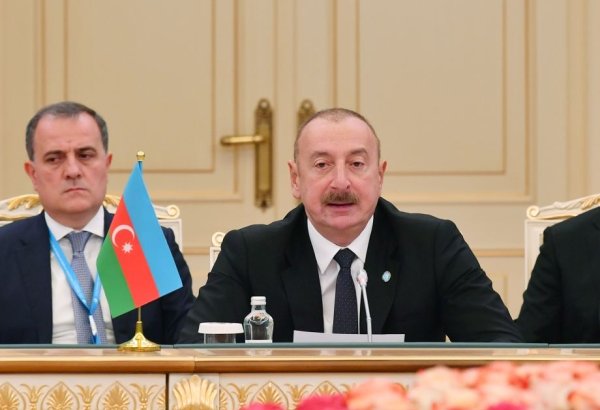 Президент Ильхам Алиев: Азербайджан вносит ценный вклад в стабильную деятельность транспортного коридора Восток-Запад
