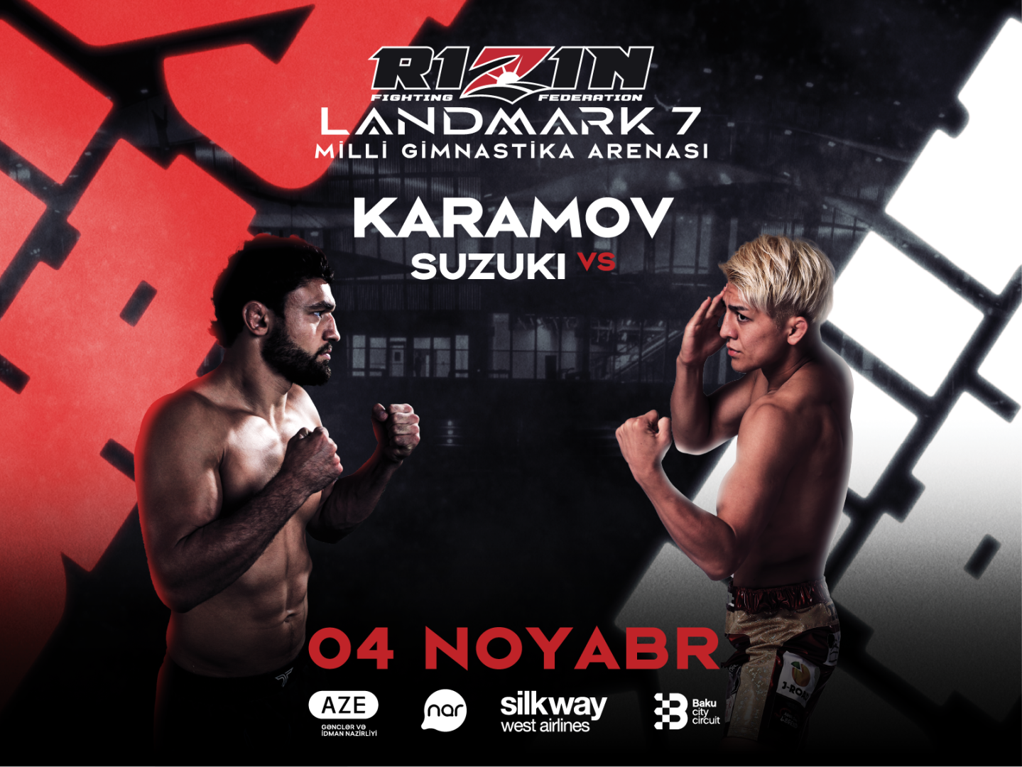 Nar becomes an official partner of the international MMA competition RIZIN
