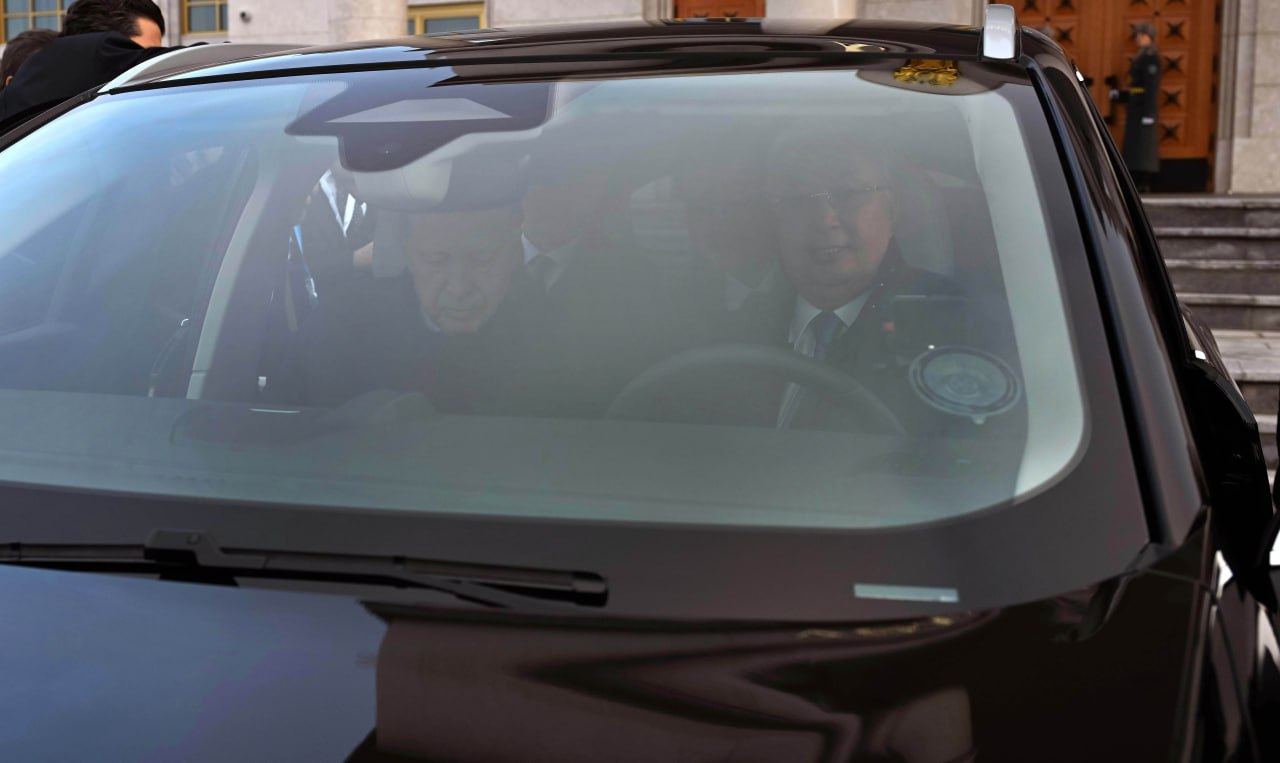 Эрдоган подарил Токаеву электромобиль TOGG (ФОТО)