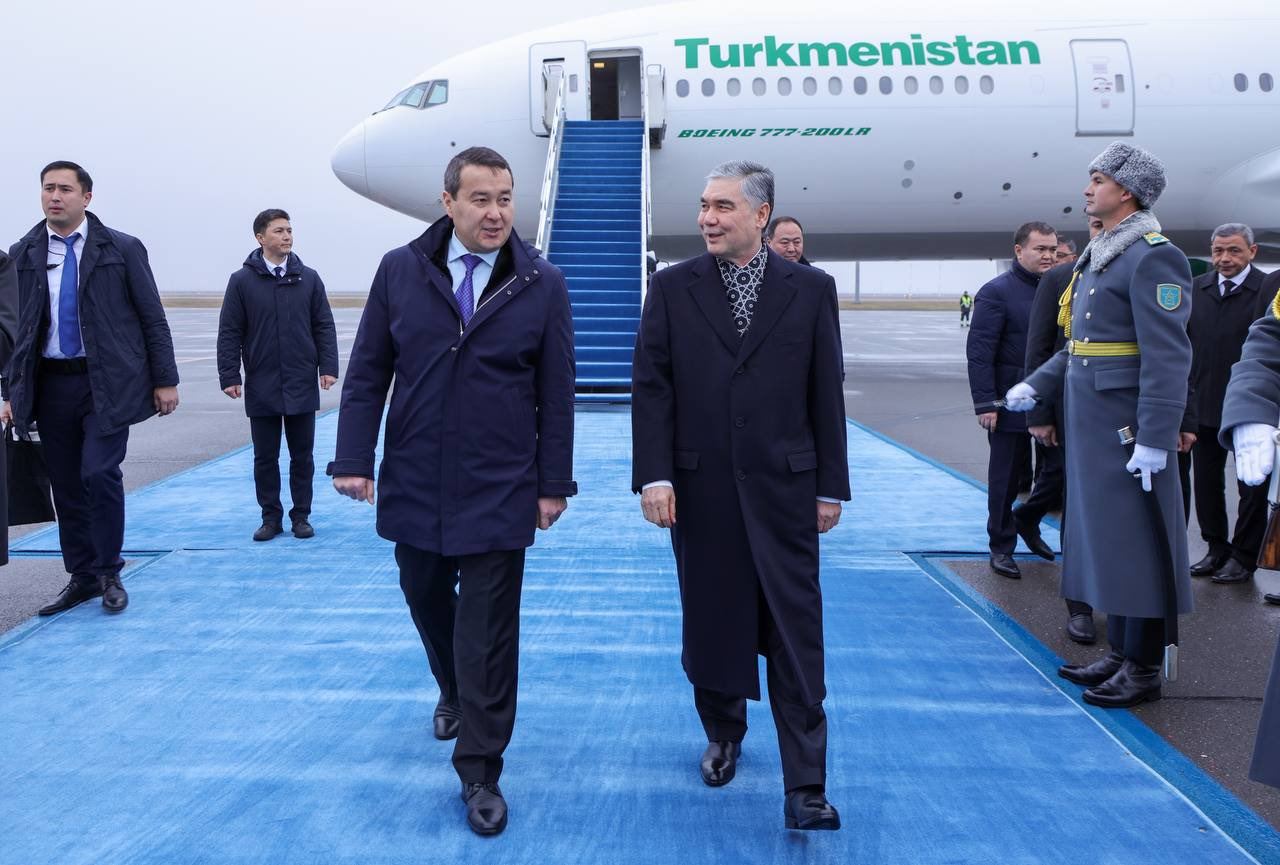 Chairman of People's Council of Turkmenistan arrives in Kazakhstan to participate in OTS summit
