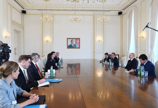 Президент Ильхам Алиев принял главу МИД Германии (ФОТО/ВИДЕО)