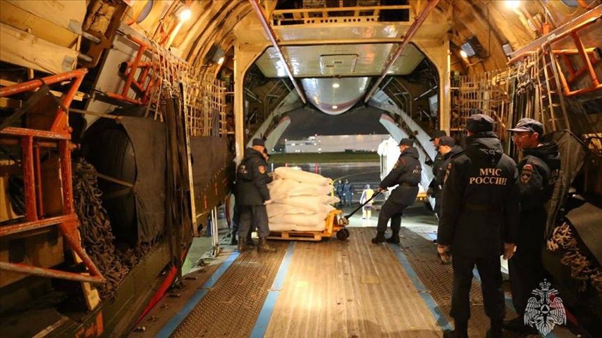 Russia sends humanitarian aid to residents of Gaza Strip