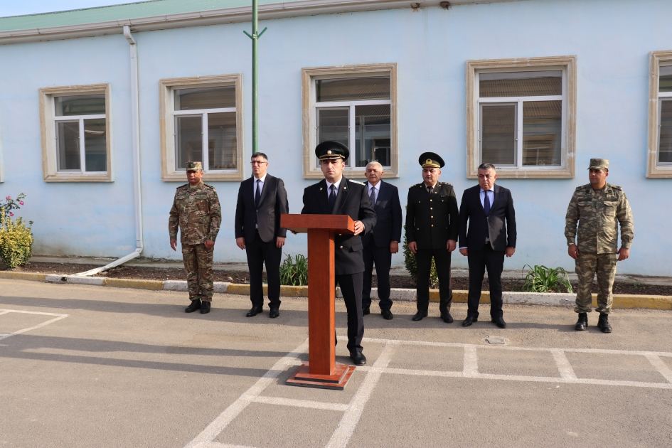 Военная прокуратура Азербайджана провела в Товузе мероприятие, посвященное 100-летию великого лидера Гейдара Алиева (ФОТО)