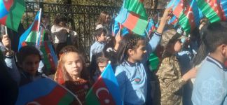 Flag march takes place in Azerbaijan's Lachin (PHOTO)