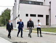 Президент Ильхам Алиев и Первая леди Мехрибан Алиева осмотрели здание профессионального училища и колледжа в городе Шуша (ФОТО)