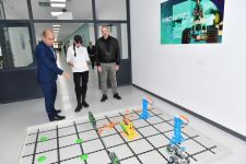Президент Ильхам Алиев и Первая леди Мехрибан Алиева приняли участие в открытии Шушинской городской полной средней школы номер 1 (ФОТО)