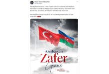 Turkish President shares post on occasion of November 8 - Victory Day