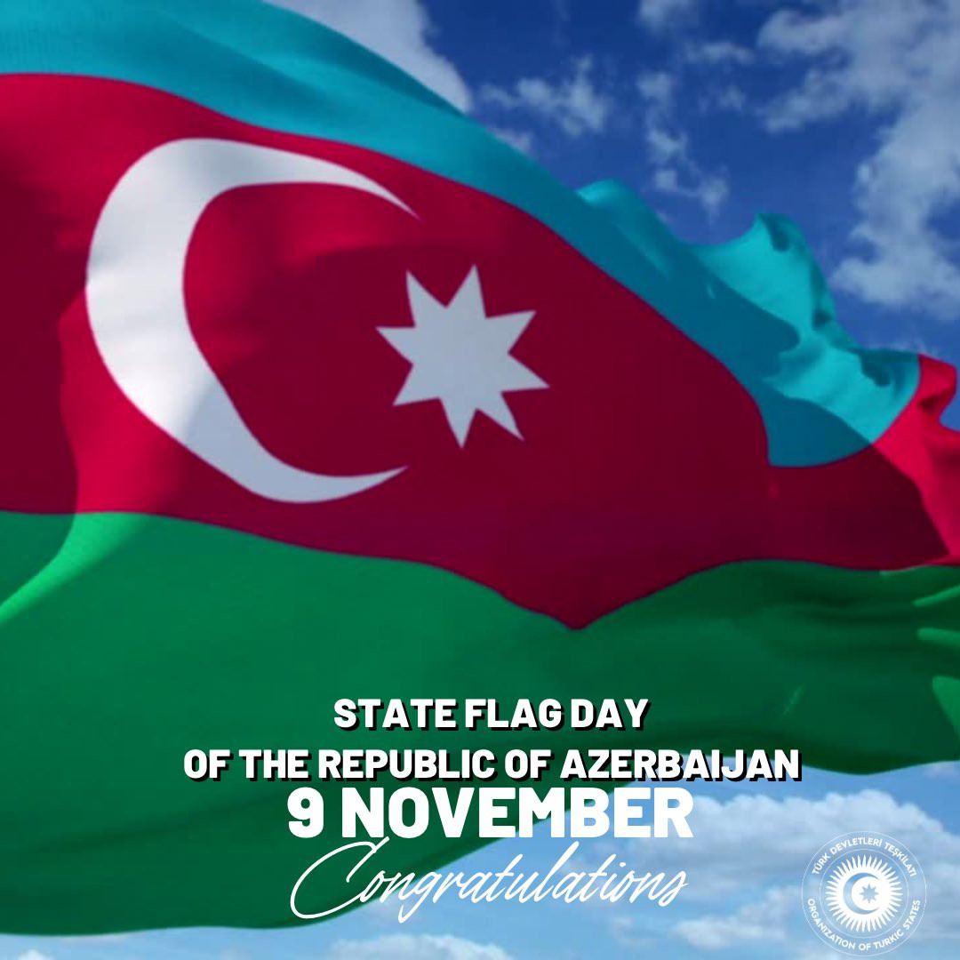 OTS congratulates Azerbaijani people on National Flag Day