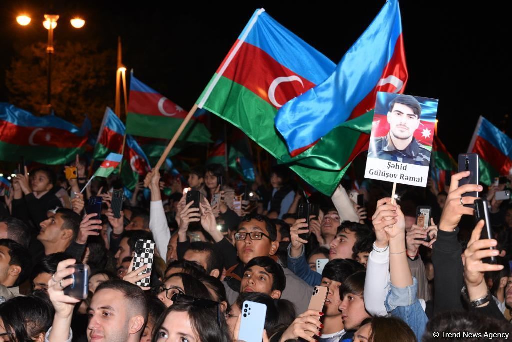 Baku organizes concert in honor of Victory anniversary in Second Karabakh War (PHOTO/VIDEO)