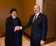 В Ташкенте состоялась встреча Президента Ильхама Алиева с Президентом Ирана Сейедом Ибрахимом Раиси (ФОТО/ВИДЕО)