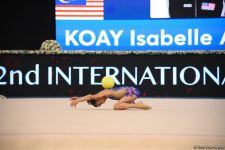 Стартовали соревнования 2-го Международного кубка "Оджаг" по художественной гимнастике (ФОТО)