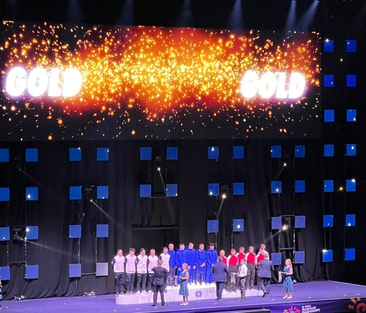 Azərbaycan gimnastları tamblinq üzrə komanda hesabında dünya çempionu olublar (FOTO)