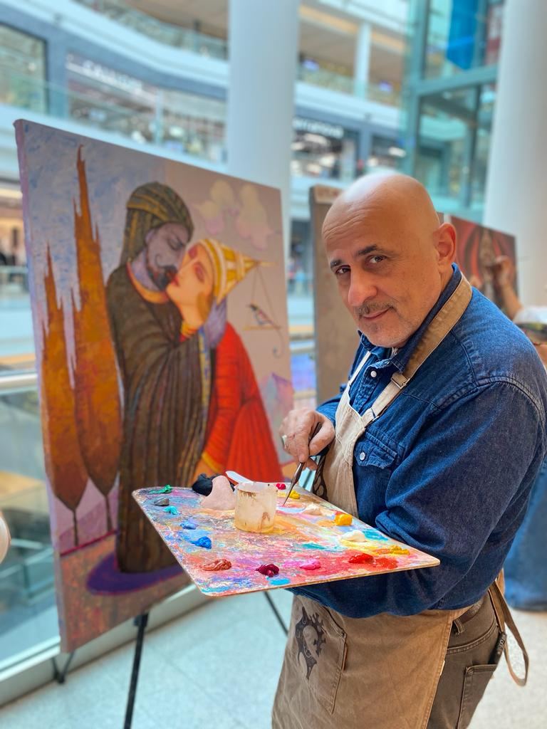 От танцев до знаменитого Тадж-Махала: Индия глазами азербайджанских художников (ФОТО)