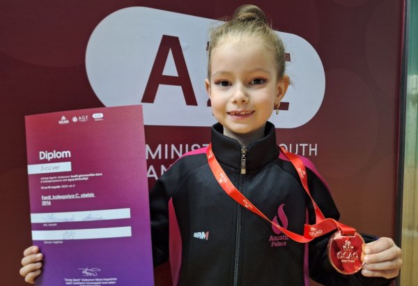 Bronze medalist in Ojag Sport Club's Open Championship shares her love of gymnastics