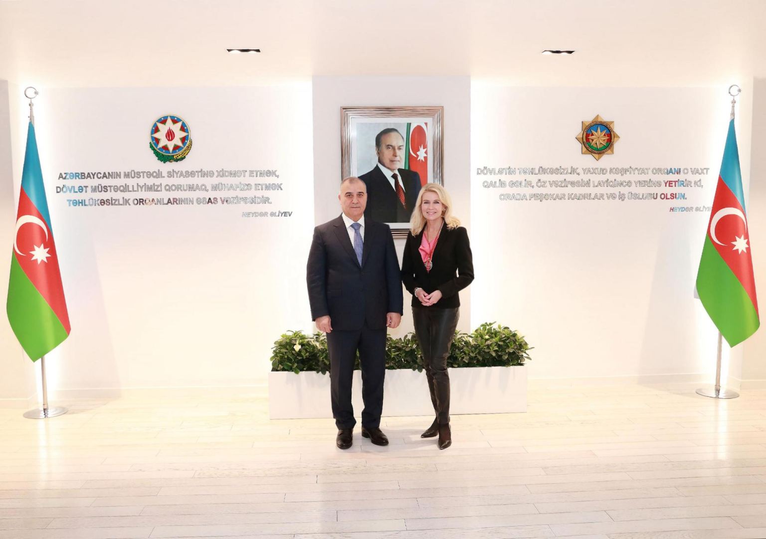 ATƏT PA-nın prezidenti ilə DTX-də görüş keçirilib (FOTO)