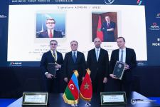 Джейхун Байрамов выступил на первом азербайджано-марокканском бизнес-форуме