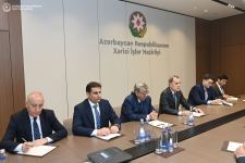 Azerbaijani FM talks development of ties in intellectual property sphere with Eurasian Patent Office President (PHOTO)