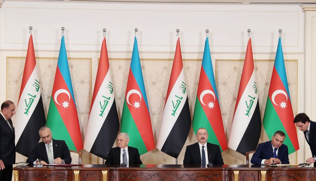 Azerbaijan, Iraq sign documents in Baku (PHOTO/VIDEO)